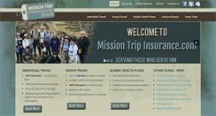 Desktop Screenshot of missiontripinsurance.com